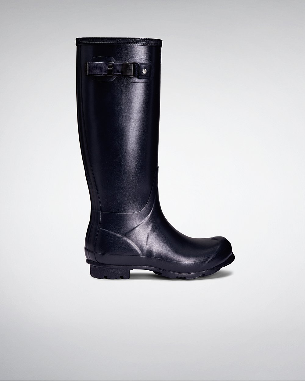 Womens Tall Rain Boots - Hunter Norris Field (59RMEDIHK) - Navy